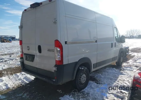 2024 Ram Promaster 1500 Tradesman High Roof 136 Wb W/Pass Seat z USA, uszkodzony, nr VIN 3C6LRVBG3RE148052
